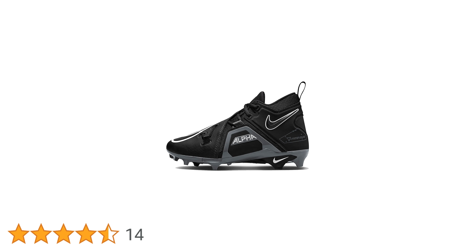 Nike Alpha Menace Pro 3, Black/White-iron Grey, 13 : Amazon